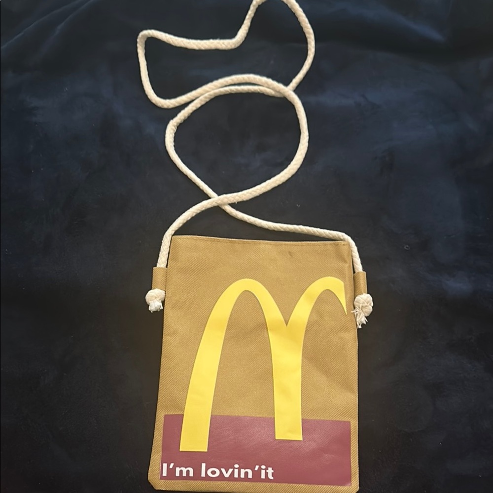 McDonald's Yellow and Red Crossbody Pouch